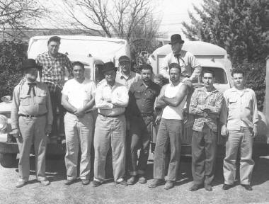 Southwestern States Telephone men, Brown County, Texas