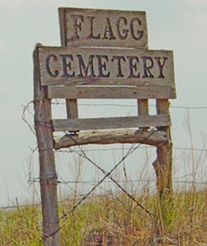 Flagg Cemetery Sign