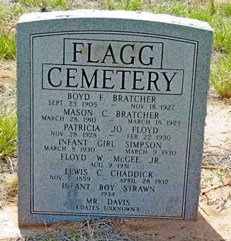 Flagg Cemetery Headstone