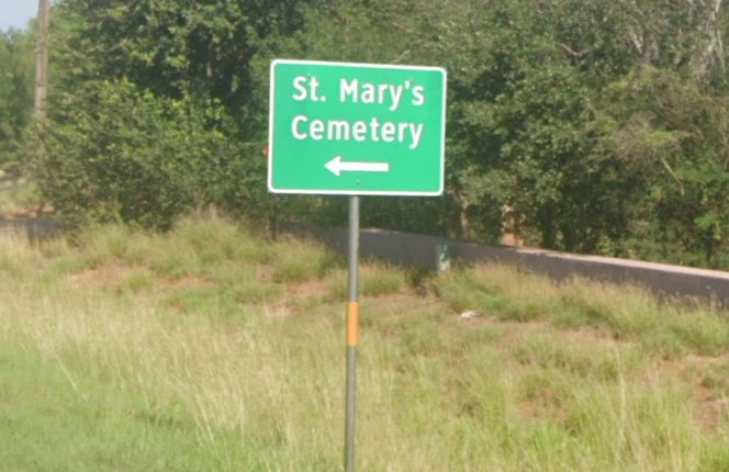 St Mary's Cemetery, Frio County, Texas