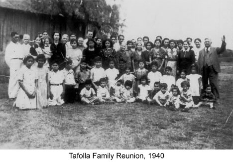 Tafolla Family Reunion, 1940, Frio County, Texas