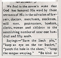 Mulkey Revival Article, 1894, Haskell County, Texas