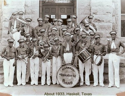 Haskell Municipal Band, Haskell County, Texas