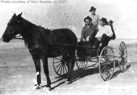 Bertie Newton Orr, Garland Gradford Orr and Archie Benson, Haskell County, Texas