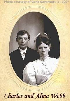 Charles Calvin and Alma Webb, Haskell County, Texas