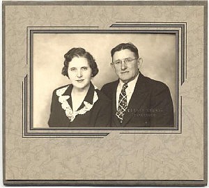 Clyde and Vida Welch Gordon, Haskell County, Texas