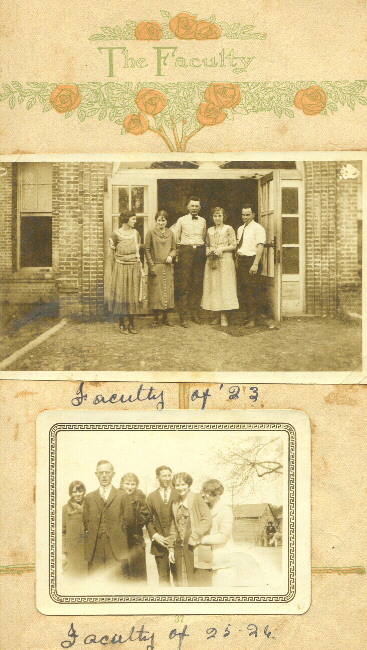 1923 & 1925/26 Hemphill High School Faculty, Hemphill County, Texas