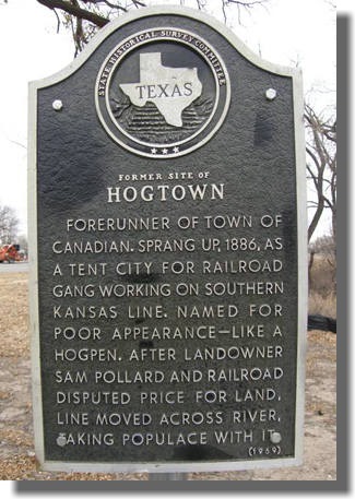 Hogtown, Hemphill County, Texas