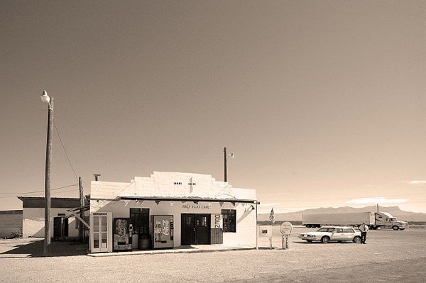 Salt Flat Cafe, Hudspeth County, Texas