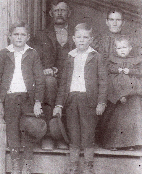 J W Coffey Family, Kimble County, Texas