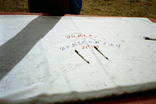 Scroll Signed With Names of Guests