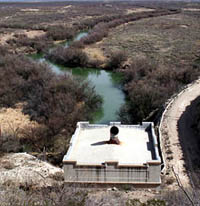 Red Bluff Dam, Loving County, Texas