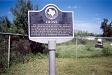 Cross Historical Marker Photo. Click to view a larger photo.