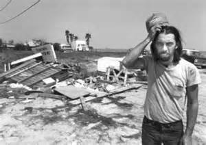 Hurrican Allen damage, 1980, Nueces County, Texas