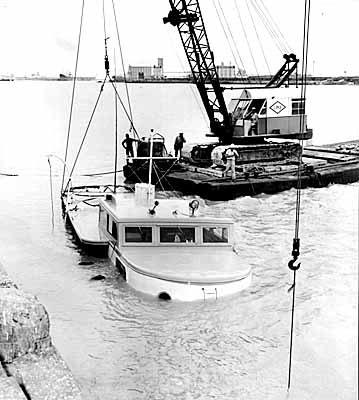 Hurrican Carla damage, 1961, Nueces County, Texas