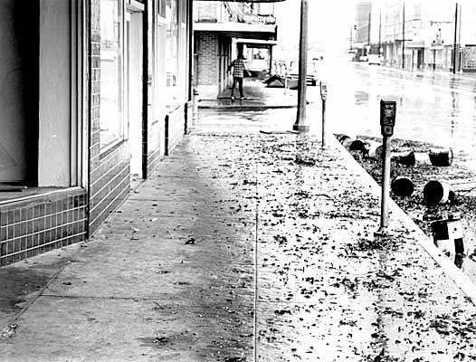 Hurrican Carla damage, 1961, Nueces County, Texas