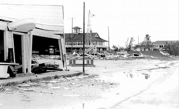 Hurrican Carla damage, 1961, Nueces County, Texas