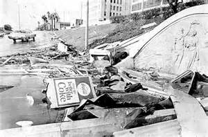 Hurrican Celia damage, 1970, Nueces County, Texas