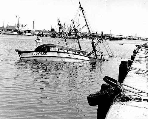 Hurrican Celia damage, 1970, Nueces County, Texas