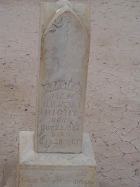 Gracie I. Hight, Reeves County, Texas