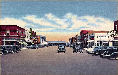 Pecos Oak St 1940s, Reeves County, Texas