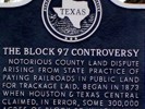 Block 97 Historical Marker