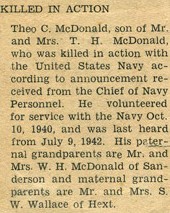 Theo Charles McDonald, Terrell County, TXGenWeb